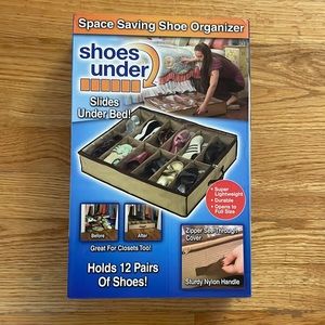 Shoe organizer. Under the bed shoe storage. As seen on tv.